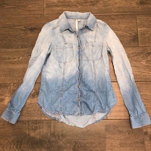 LC Lauren Conrad button down top